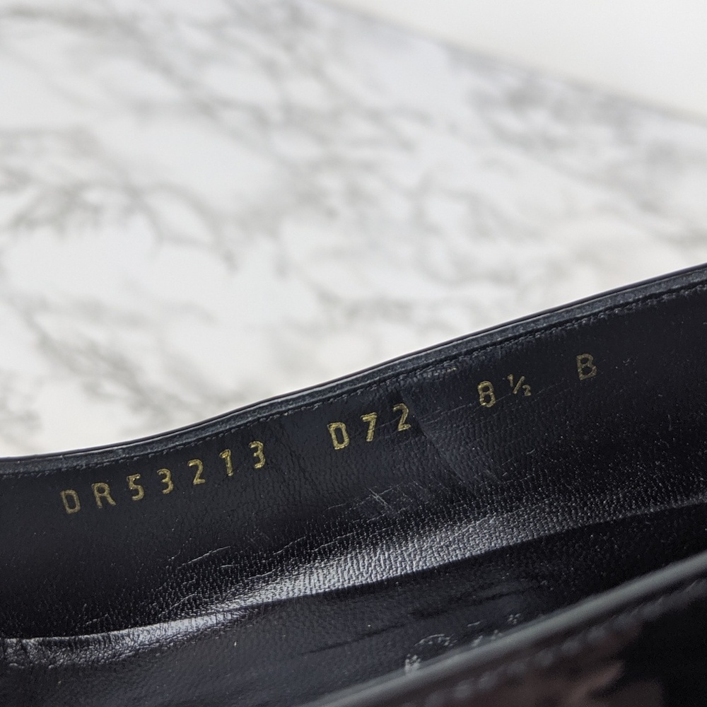 Salvatore Ferragamo Black Patent Leather Heels - Picture 3 of 8